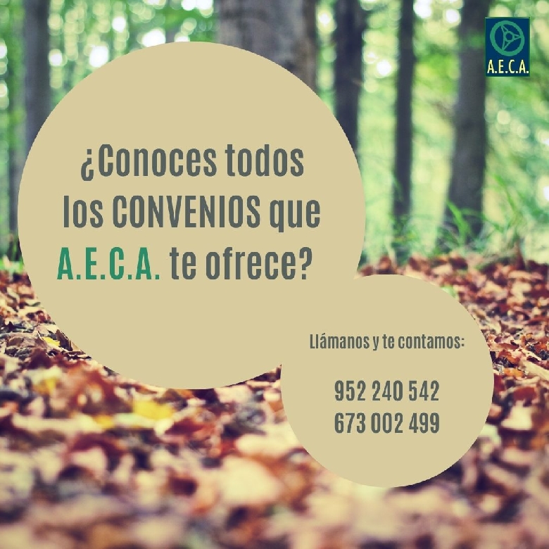 �Conoces todos los CONVENIOS que A.E.C.A. te ofrece?