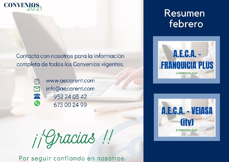 RESUMEN CONVENIOS FEBRERO