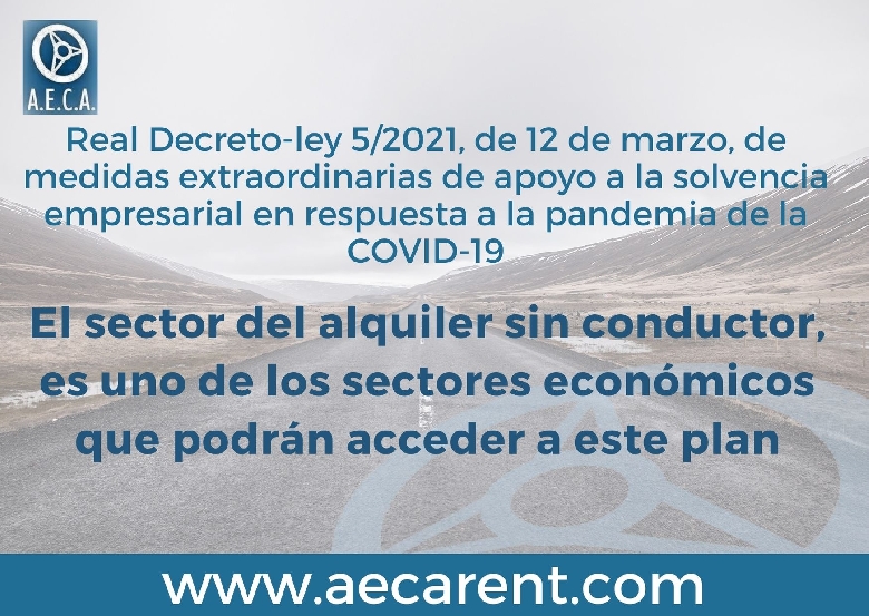 RD LEY 5-2021 de 12 marzo. MEDIDAS EXTRAORDINARIAS DE APOYO..
