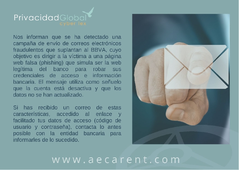 Tu cuenta del BBVA no est� desactivada, es un phishing