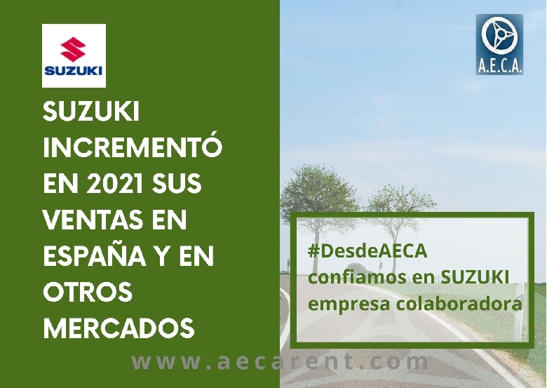 SUZUKI INCREMENT� EN 2021 SUS VENTAS 