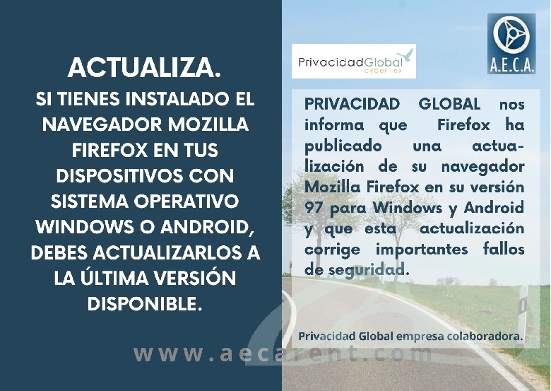 ACTUALIZA el navegador Mozilla Firefox