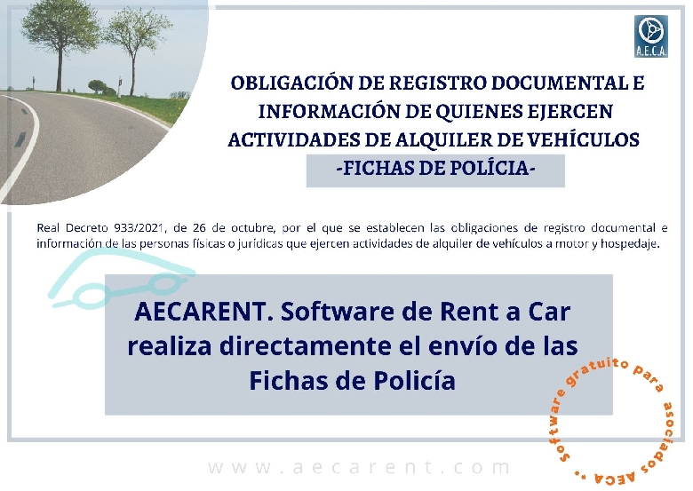 AECARENT. Software Rent a Car