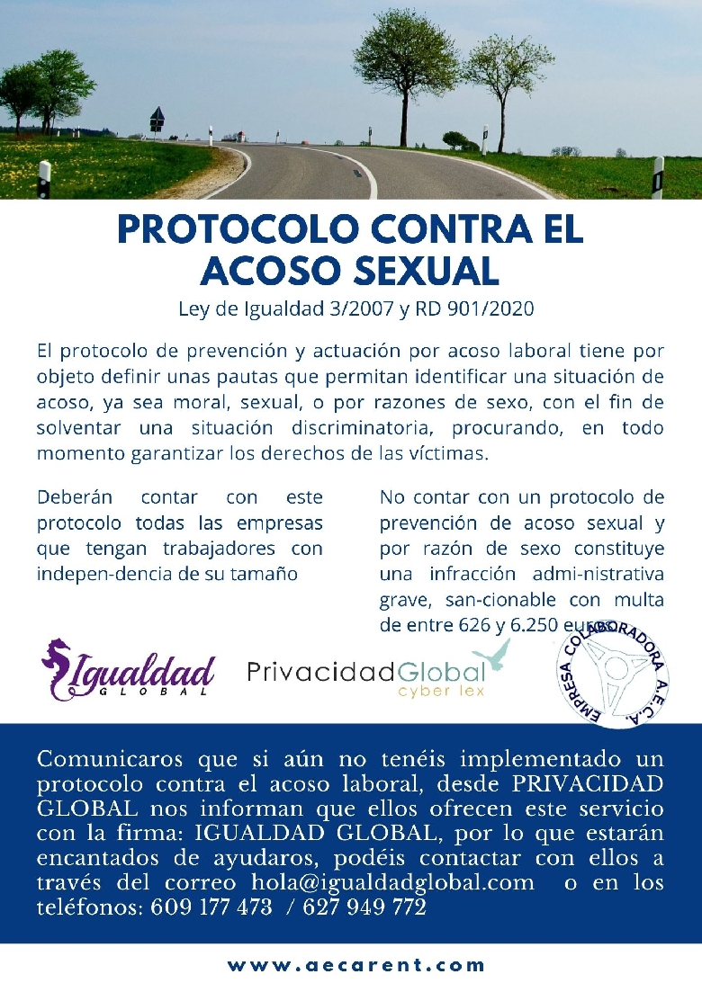 Protocolo contra el acoso sexual