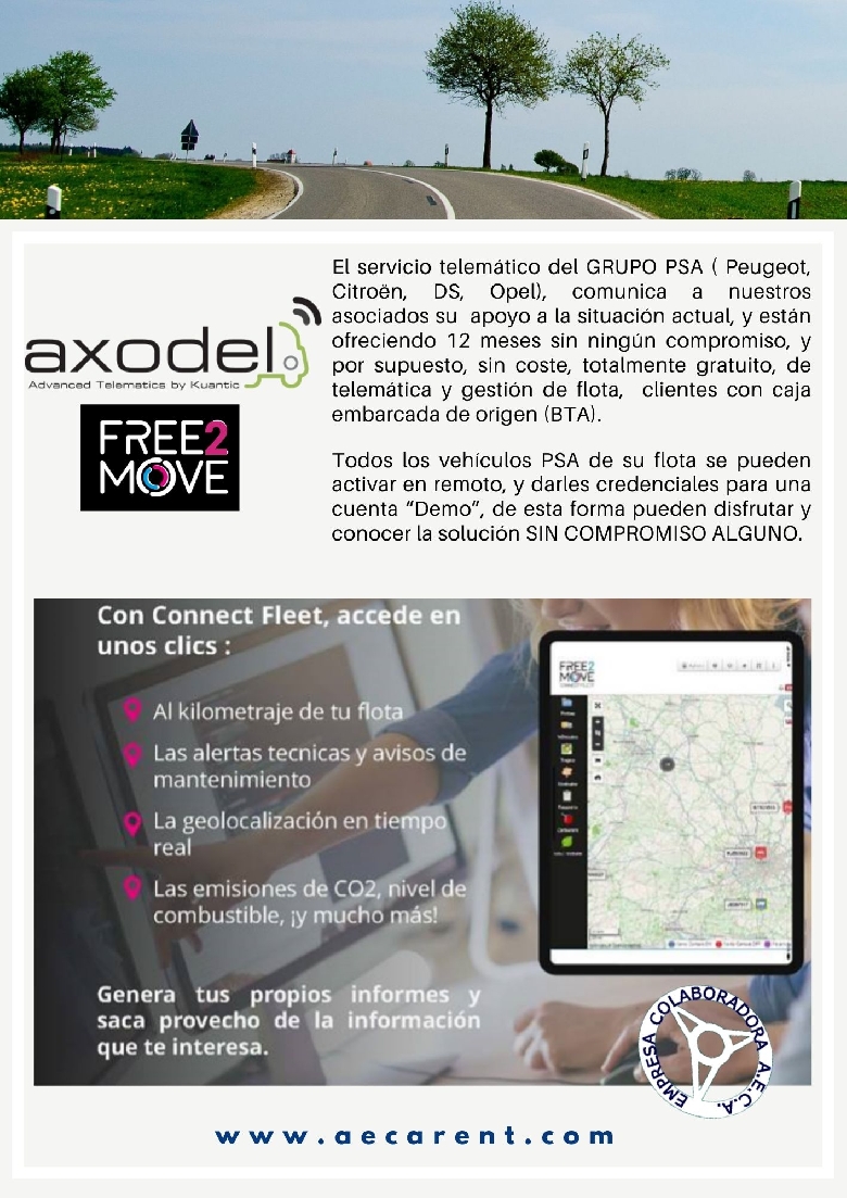 AXODEL conecta su veh�culo a la telem�tica 3.0