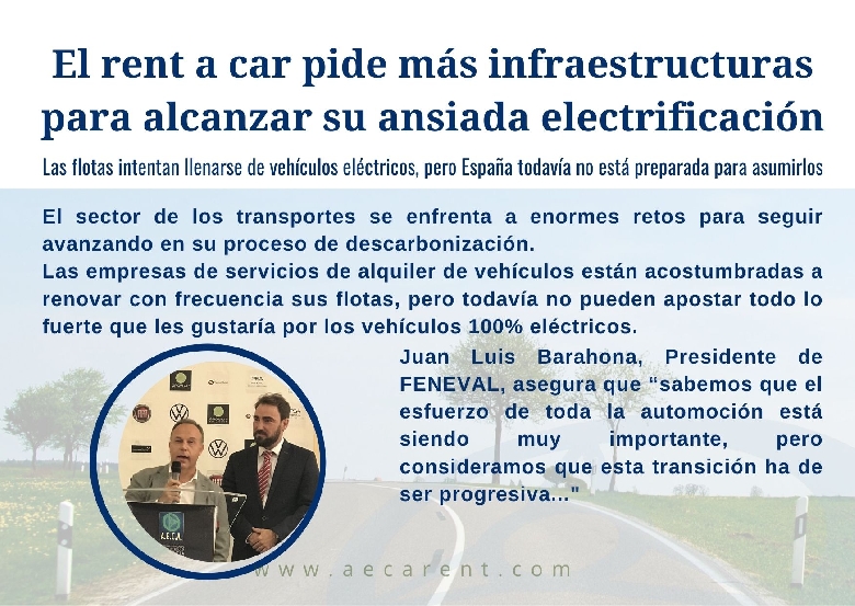 El rent a car pide m�s infraestructuras para alcanzar su ansiada electrificaci�n