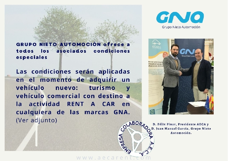 GRUPO NIETO AUTOMOCI�N ofrece condiciones especiales a asociados AECA