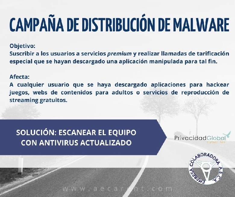 Nueva campa�a de malware
