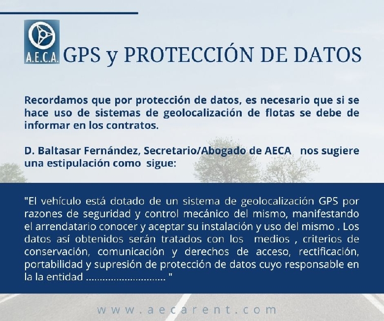 GPS Y PROTECCI�N DE DATOS