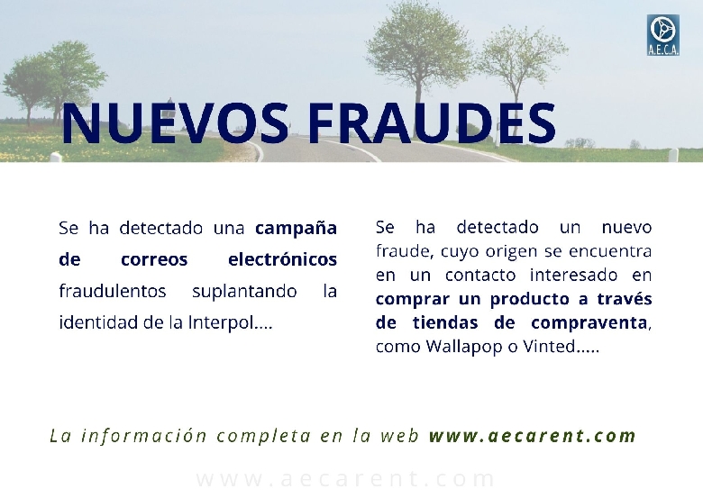 Privacidad Global, colaborador de AECA, nos informan de nuevos fraudes