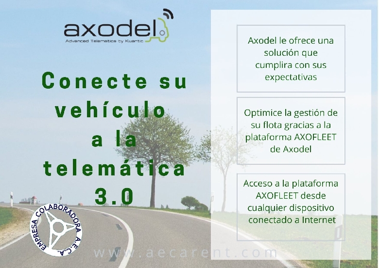 AXODEL conecta su veh�culo a la telem�tica 3.0