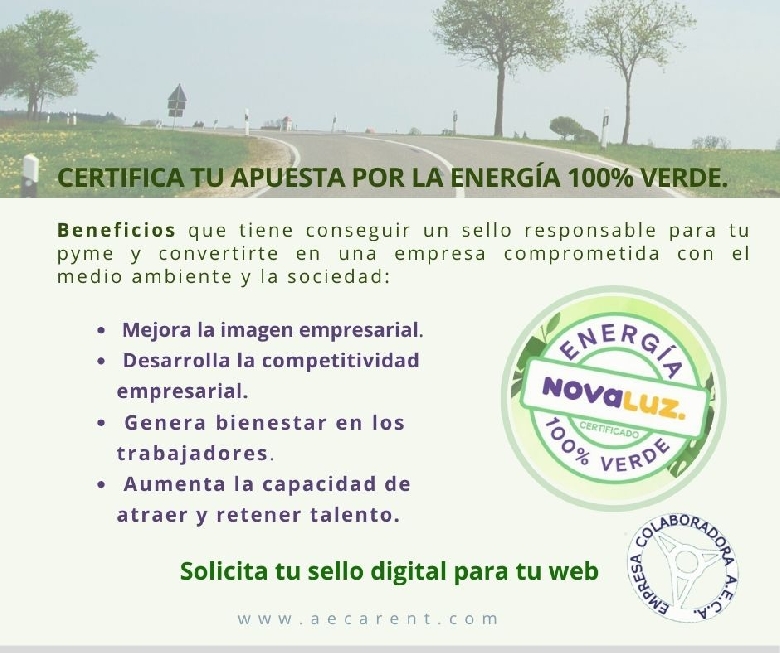 NOVALUZ. Energ�a 100% verde