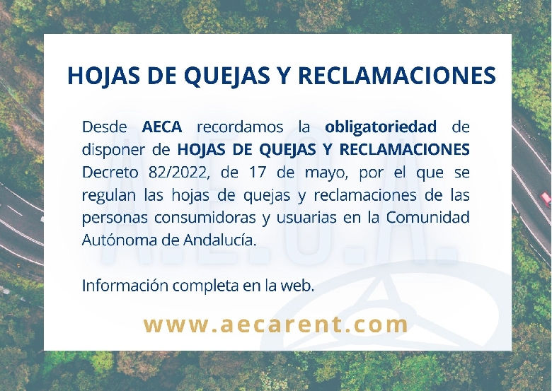 HOJAS DE QUEJAS Y RECLAMACIONES