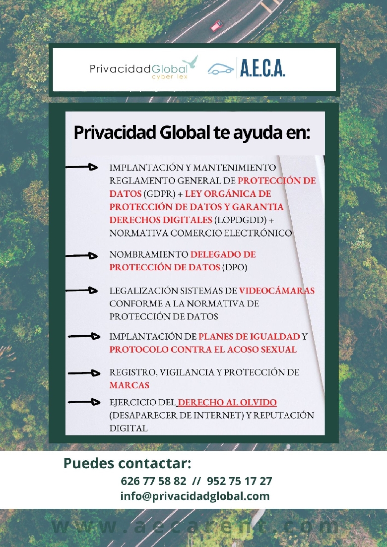 Privacidad Global, colaborador de AECA