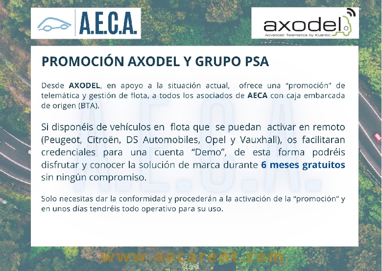 Promoci�n AXODEL y GRUPO PSA