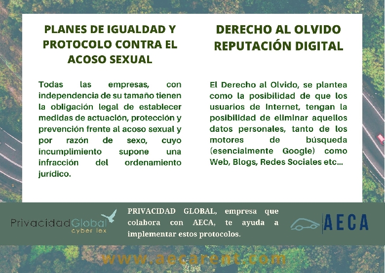 Planes de igualdad y Derecho al olvido...