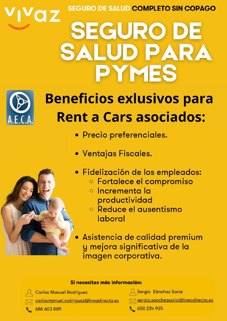 Convenio AECA-VIVAZ. Seguros para pymes.