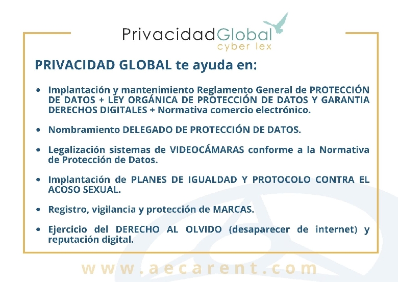 PRIVACIDAD GLOBAL te ofrece...
