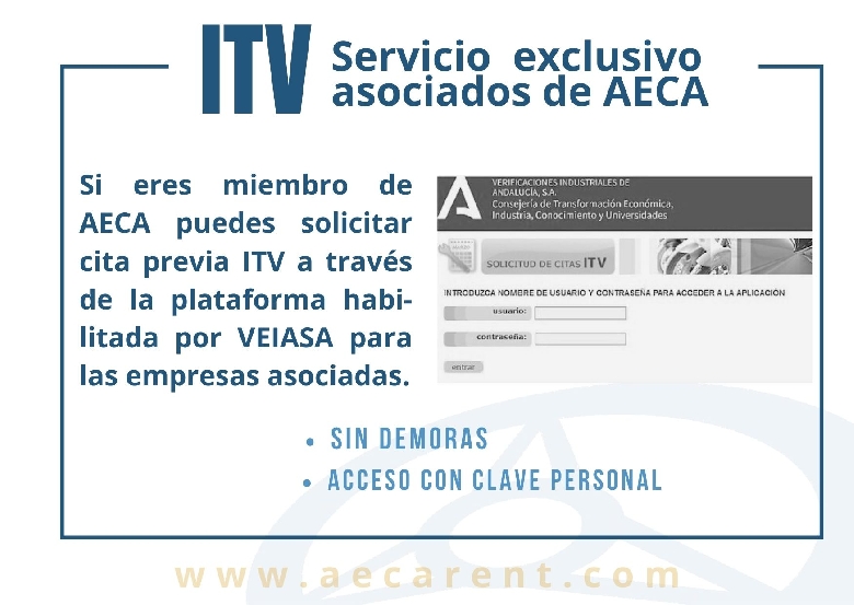 Cita ITV. Servicio exclusivo para asociados.