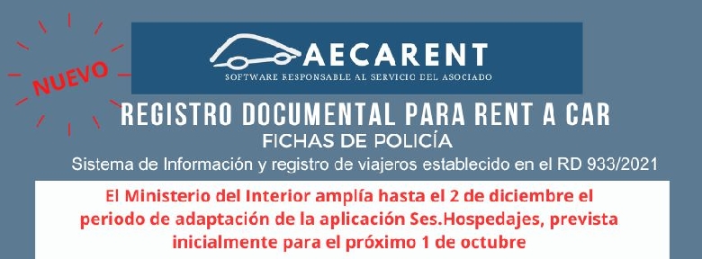 El Ministerio del Interior ampl�a hasta el 2 de diciembre el periodo de adaptaci�n de la aplicaci�n Ses.Hospedajes
