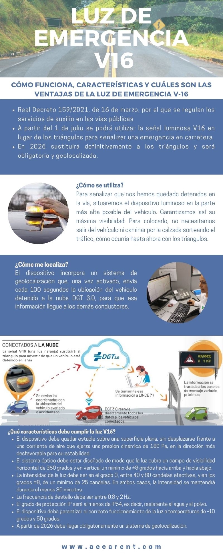 LUCES EMERGENCIA V-16