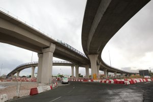 El acceso sur al aeropuerto de M�laga se abrir� por completo el s�bado 