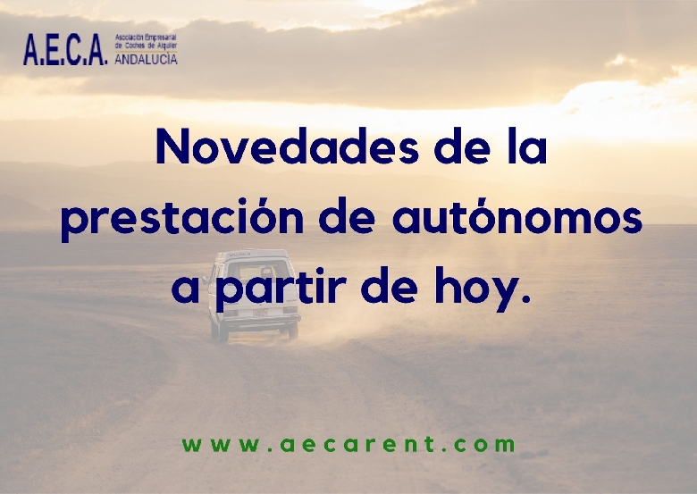 Novedades en la prestaci�n de aut�nomos