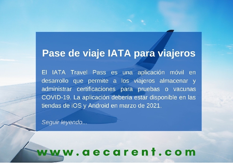 Pase de viaje IATA para viajeros
