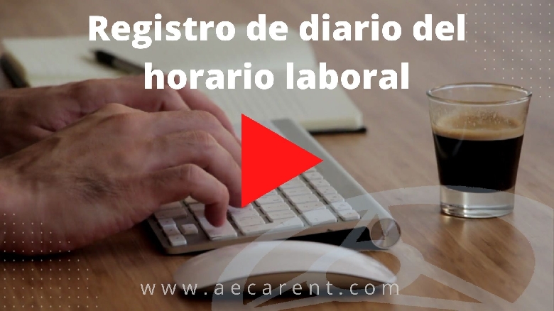 Registro diario del horario laboral
