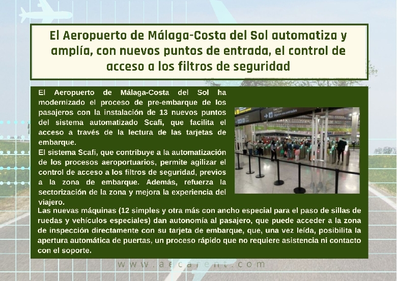 El Aeropuerto de Mlaga-Costa del Sol automatiza y ampla...