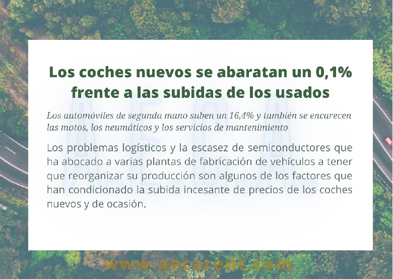 Los coches nuevos se abaratan un 0,1%