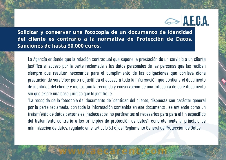 Solicitar y conservar fotocopia del DNI....