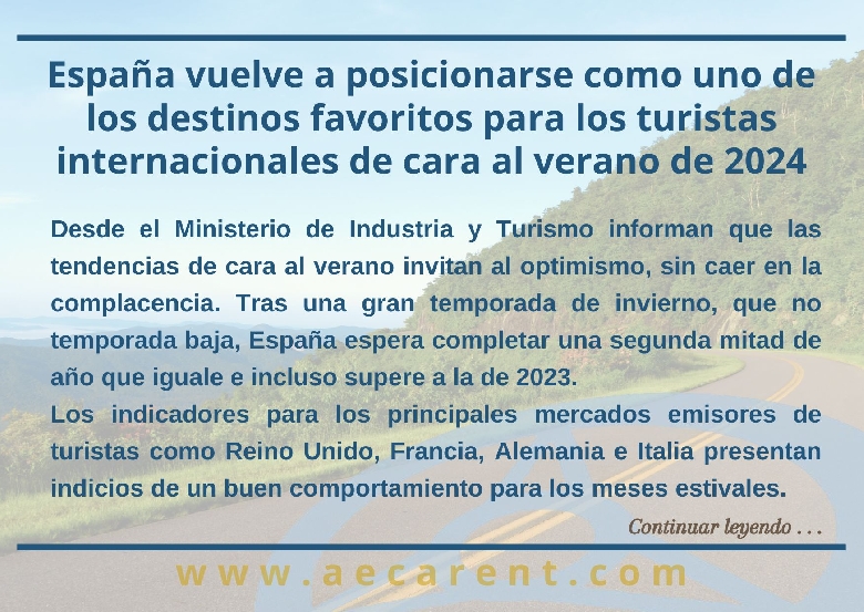 Espa�a se posiciona como destino favorito para turistas internacionales