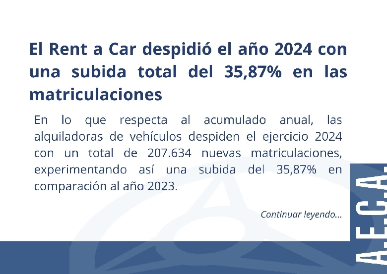 Matriculaciones Rent a Car 2024