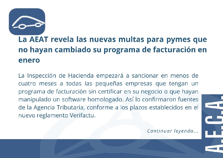 VERIFACTU. Sanciones AEAT
