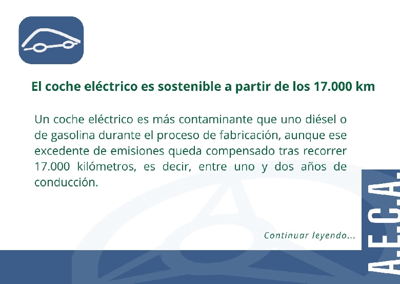 El coche el�ctrico es sostenible a partir de los 17.000 km