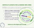 Certifica tu apuesta por la energ�a 100% verde 