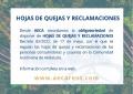 HOJAS DE QUEJAS Y RECLAMACIONES