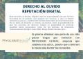 Derecho al olvido. Reputaci�n digital